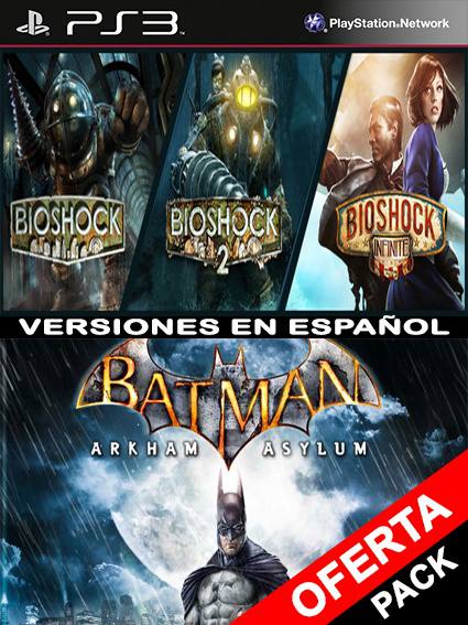 4 juegos en 1 BIOSHOCK TRILOGY PACK Mas Batman Arkham Asylum PS3 | Juegos  Digitales Ecuador | Venta de juegos Digitales PS3 PS4 Ofertas