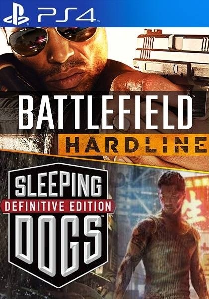 2 Juegos en 1 Sleeping Dogs Definitive Edition mas Battlefield Hardline  edición Estándar PS4, Juegos Digitales Ecuador