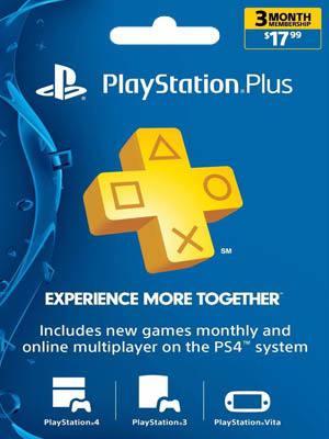 PSN PLUS USA 3 MESES