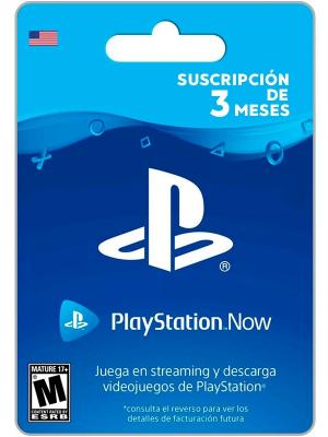 PLAYSTATION NOW 3 MESES USA